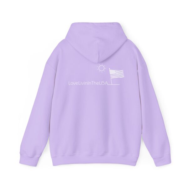 Unisex Heavy Blend Hooded Sweatshirt Love Livin In The USA - Image 2