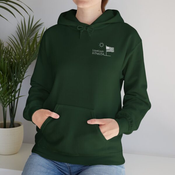 Unisex Heavy Blend Hooded Sweatshirt Love Livin In The USA - Image 91