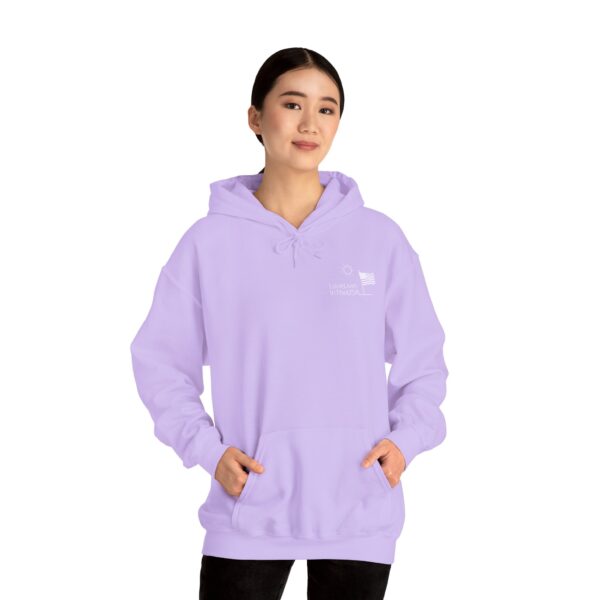 Unisex Heavy Blend Hooded Sweatshirt Love Livin In The USA - Image 6