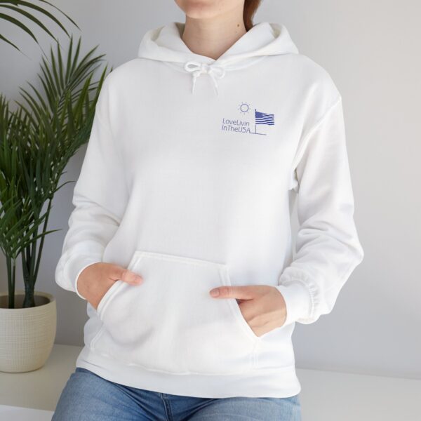 Unisex Heavy Blend Hooded Sweatshirt Love Livin In The USA - Image 26