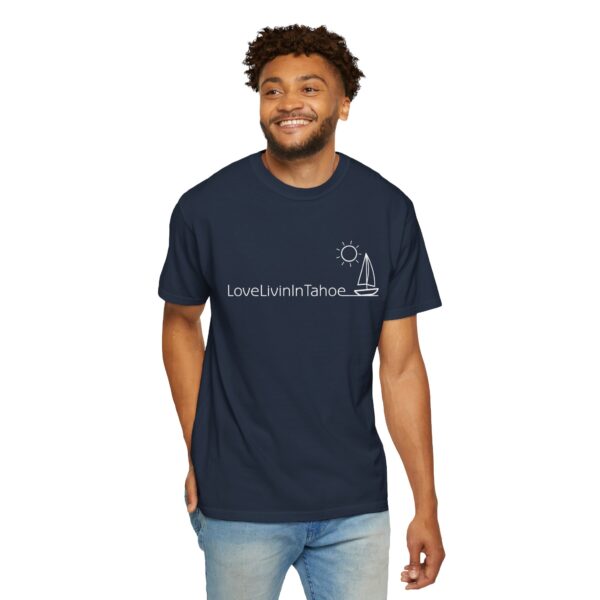 Unisex Deluxe T-shirt Love Livin In Tahoe - Image 140
