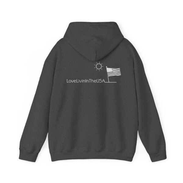 Unisex Heavy Blend Hooded Sweatshirt Love Livin In The USA - Image 93