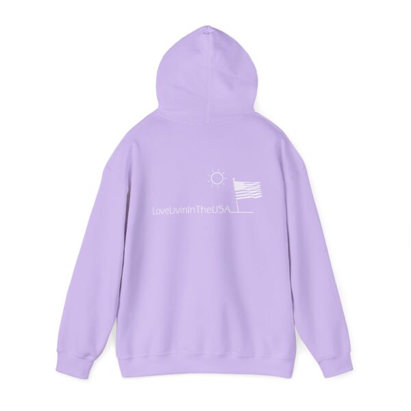 Unisex Heavy Blend Hooded Sweatshirt Love Livin In The USA - Image 3