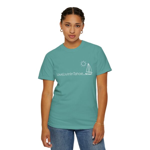 Unisex Deluxe T-shirt Love Livin In Tahoe - Image 84
