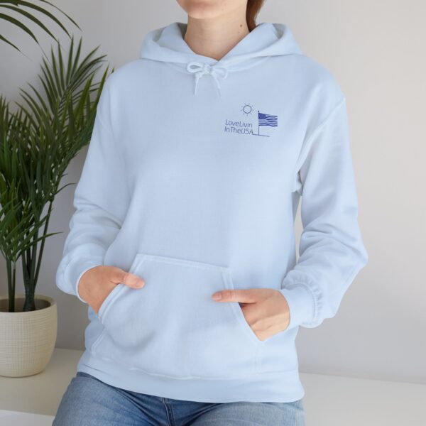 Unisex Heavy Blend Hooded Sweatshirt Love Livin In The USA - Image 117