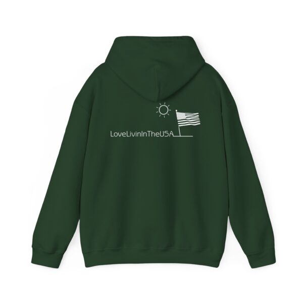 Unisex Heavy Blend Hooded Sweatshirt Love Livin In The USA - Image 80