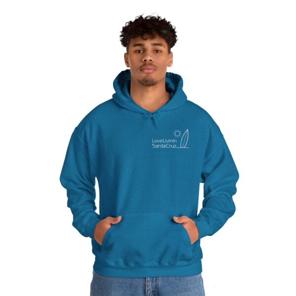 Unisex Heavy Blend Hooded Sweatshirt Love Livin In Santa Cruz - Image 7