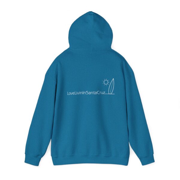 Unisex Heavy Blend Hooded Sweatshirt Love Livin In Santa Cruz - Image 3