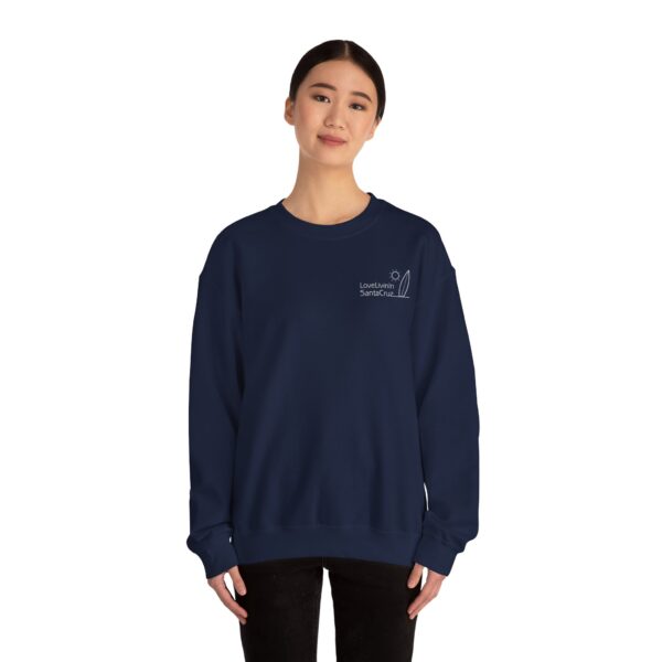Unisex Heavy Blend Crewneck Sweatshirt Love Livin In Santa Cruz - Image 92