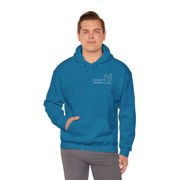 Unisex Heavy Blend Hooded Sweatshirt Love Livin In Santa Cruz - Image 9