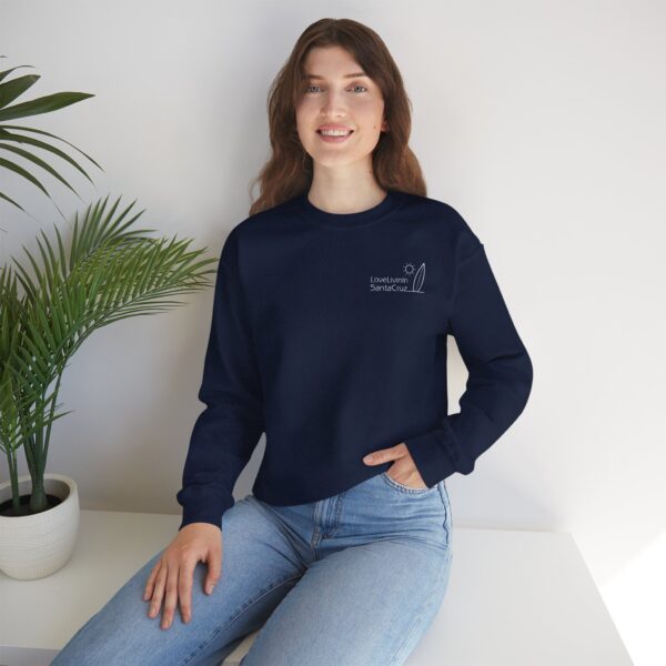 Unisex Heavy Blend Crewneck Sweatshirt Love Livin In Santa Cruz - Image 99