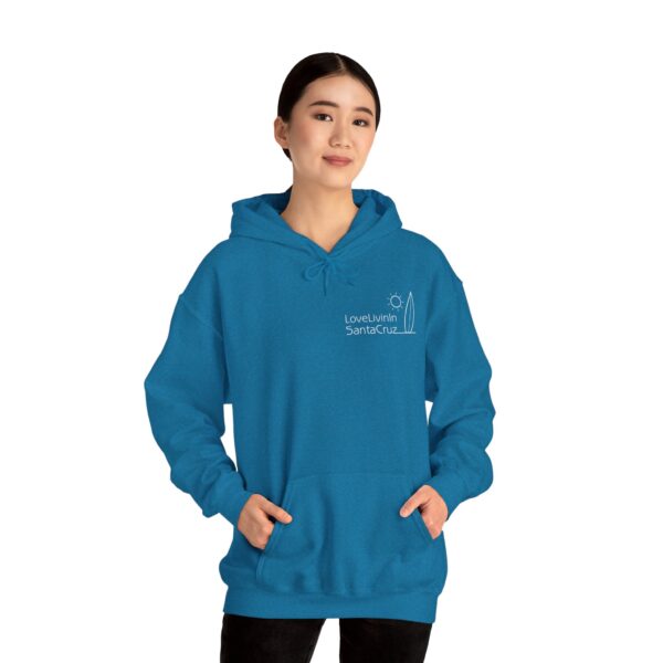 Unisex Heavy Blend Hooded Sweatshirt Love Livin In Santa Cruz - Image 6