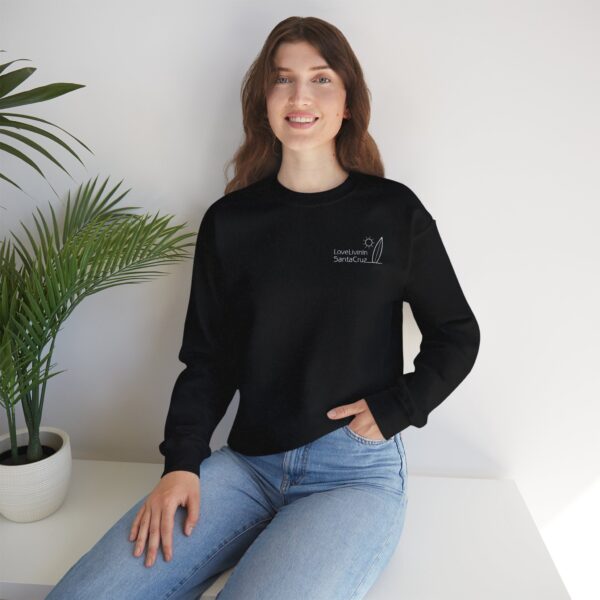 Unisex Heavy Blend Crewneck Sweatshirt Love Livin In Santa Cruz - Image 11