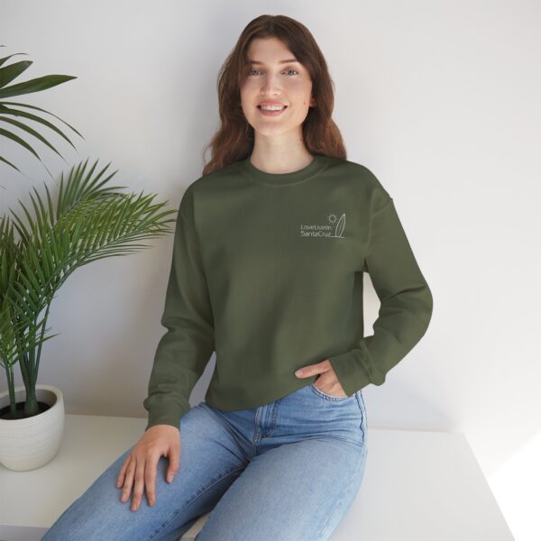 Unisex Heavy Blend Crewneck Sweatshirt Love Livin In Santa Cruz - Image 44