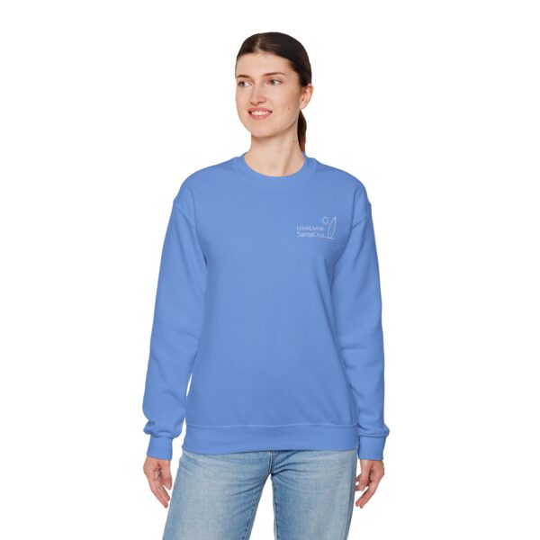 Unisex Heavy Blend Crewneck Sweatshirt Love Livin In Santa Cruz - Image 85