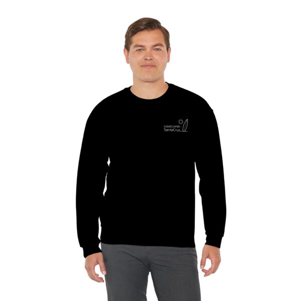 Unisex Heavy Blend Crewneck Sweatshirt Love Livin In Santa Cruz - Image 6