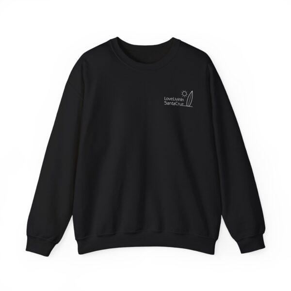 Unisex Heavy Blend Crewneck Sweatshirt Love Livin In Santa Cruz