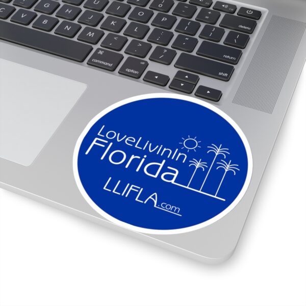 Kiss-Cut Stickers Love Livin In Florida Palm Trees - Image 11