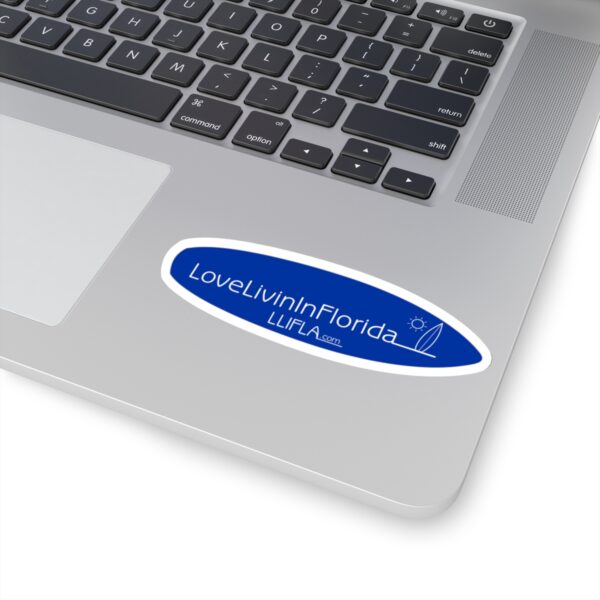 Surfboard Shaped Stickers Love Livin In Florida Surfboard - Image 11