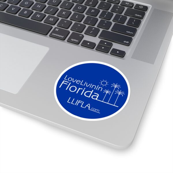 Kiss-Cut Stickers Love Livin In Florida Palm Trees - Image 5