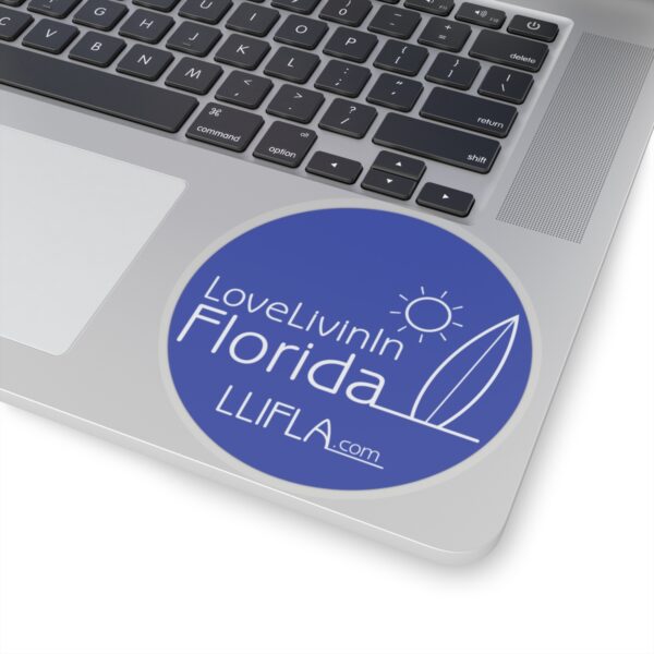 Kiss-Cut Stickers Love Livin In Florida Surfboard - Image 8